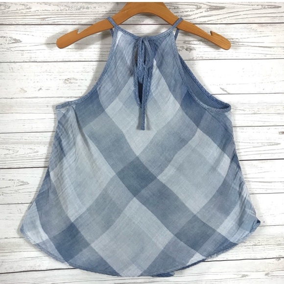 Cloth & Stone Sky Halter Top Anthropologie Medium
Checkered Blouse Boho Summer - Picture 4 of 9